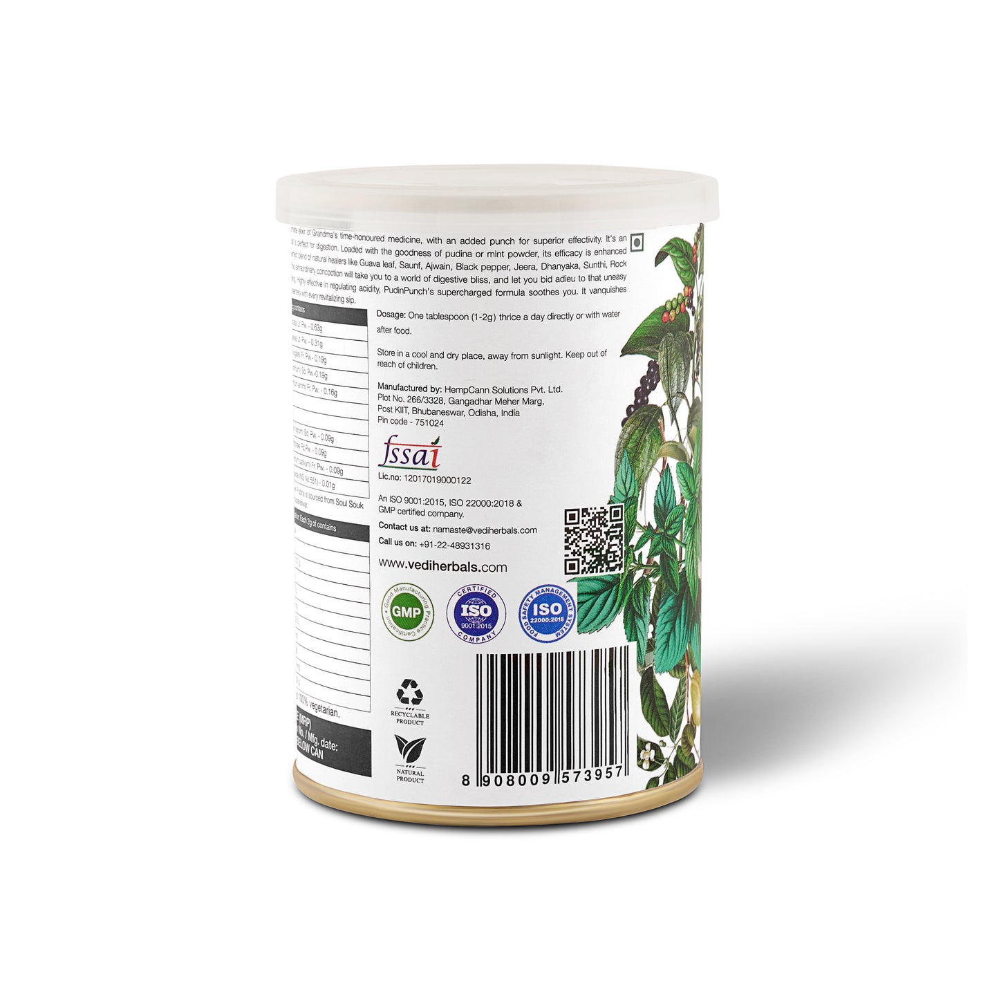 Buy PUDIN PUNCH Natural blend of mint, guava leaf, and spices for digestive health