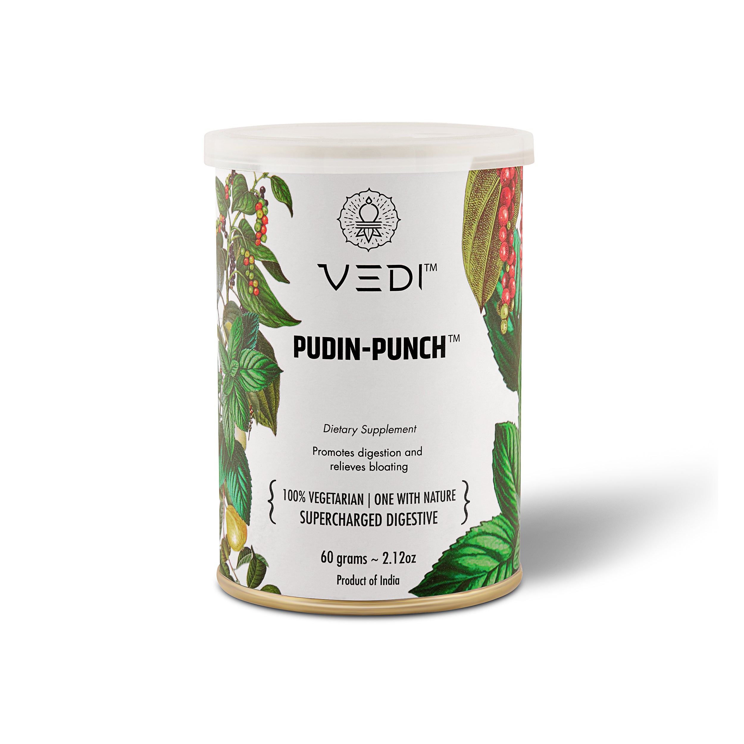 Soothing blend of mint powder, guava leaf, and spices for digestive relief, Buy PUDIN PUNCH
