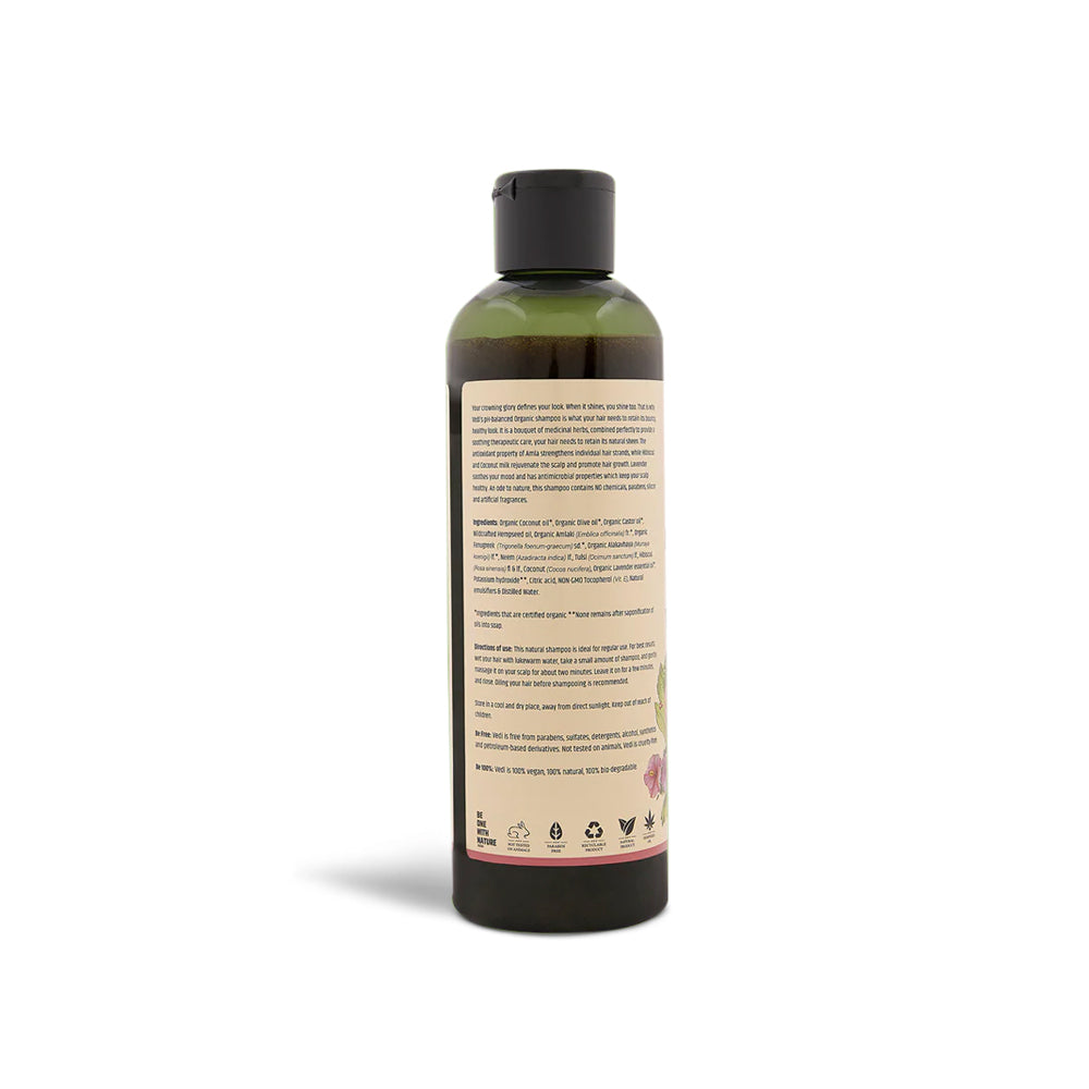 Rejuvenate scalp health and stimulate hair growth with our natural shampoo.