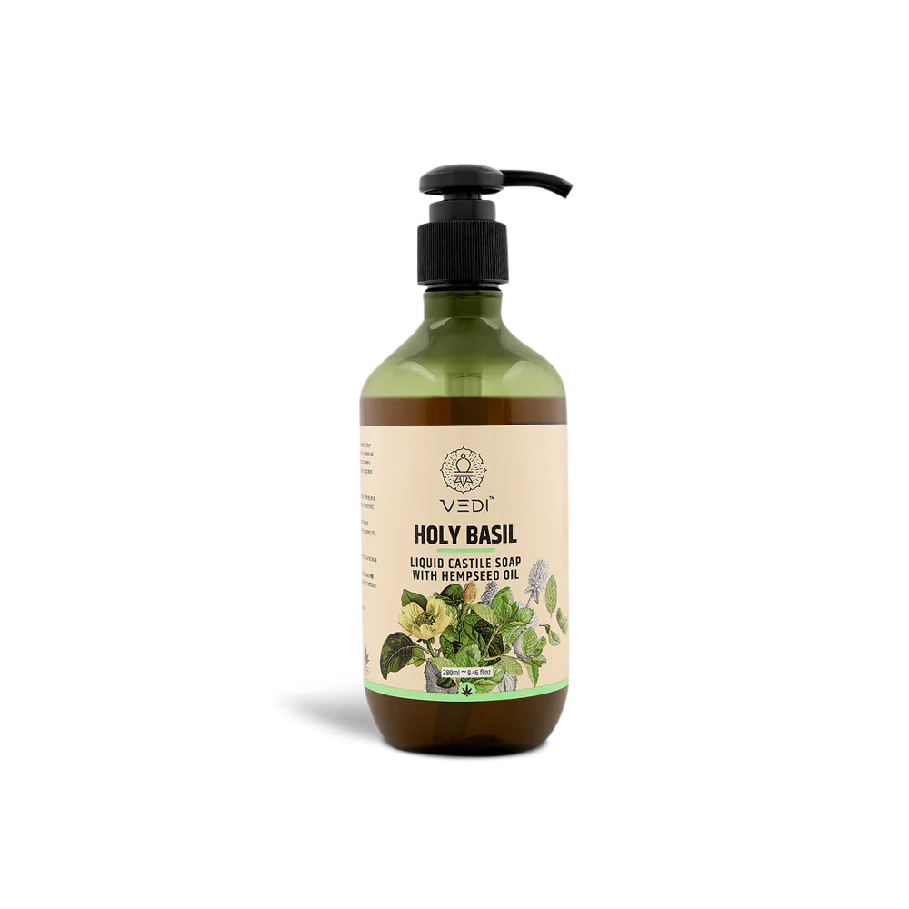 Organic Cedarwood & Patchouli Castile Soap with Hempseed Oil - Gentle and hydrating for face, hands, and body.