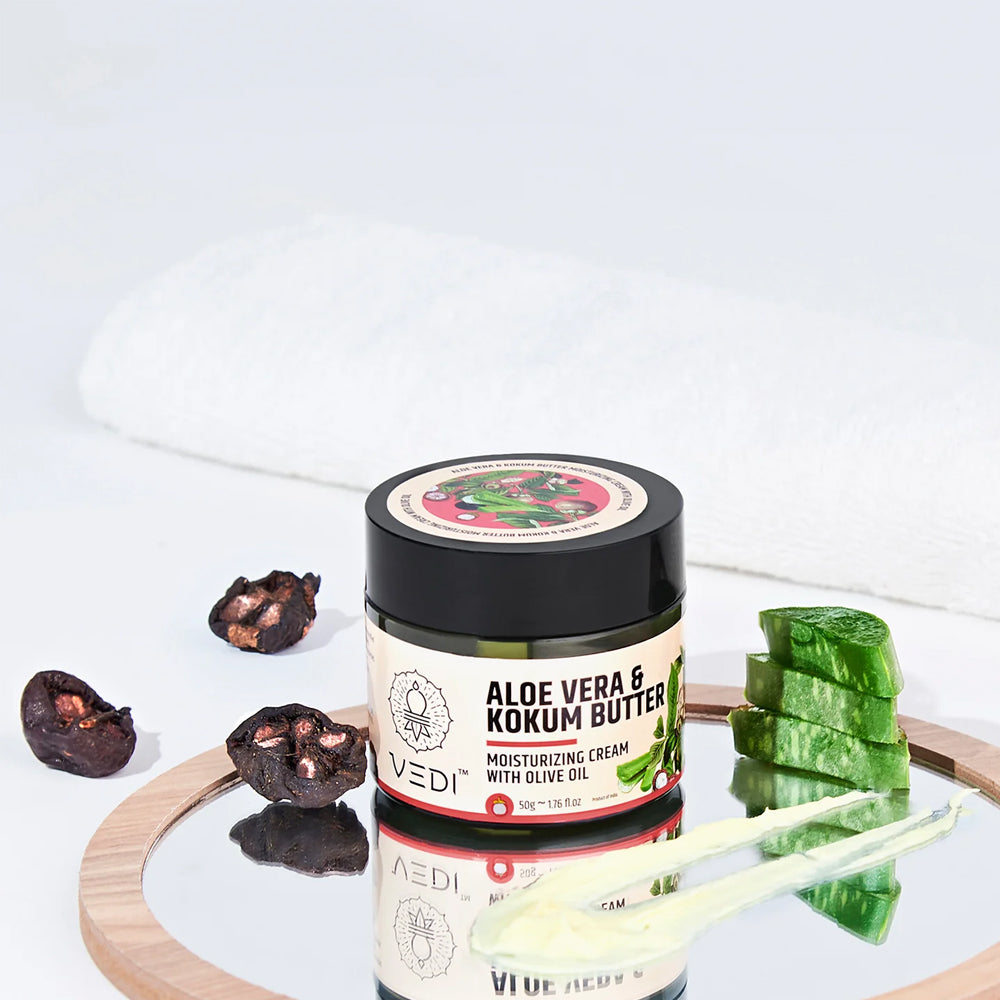 Aloe Vera & Kokum Moisturizing Cream - Organic Skincare with Natural Ingredients