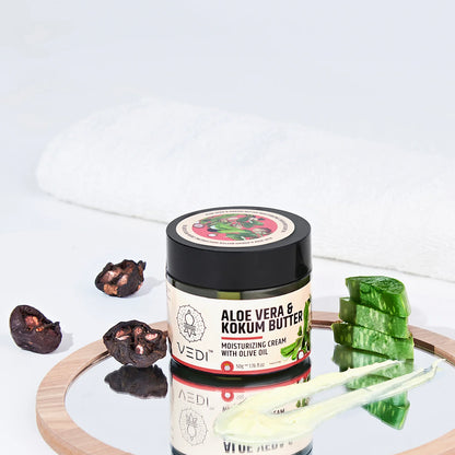 Aloe Vera & Kokum Moisturizing Cream - Organic Skincare with Natural Ingredients