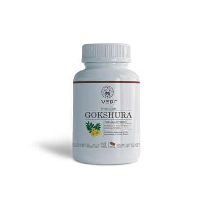  Buy Gokshura Tablet Herbal Supplement for Workout Recovery, enhances stamina and supports kidney function with natural saponins.