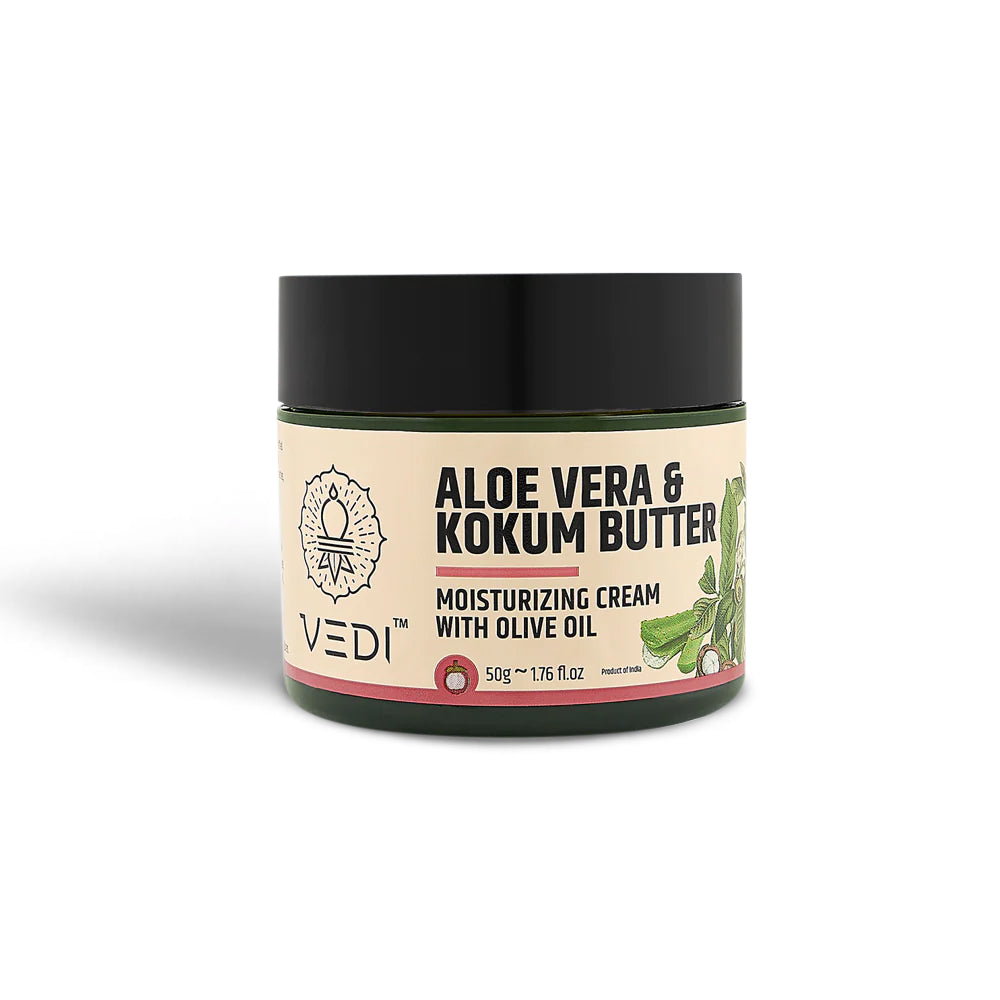 Kokum Butter and Aloe Vera Cream - Hydrating Moisturizer for Dry Skin