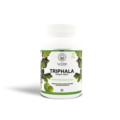 Promote normal bowel movements with our concentrated Triphala tablets.