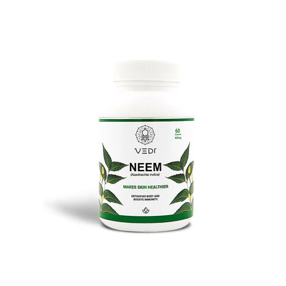  Neem Capsules - Natural Blood Purifier and Immune Booster with Antioxidant Properties